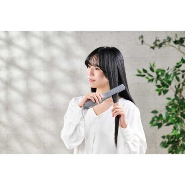 テスコム　ストレートアイロン プロフェッショナル プロテクトイオン Nobby by TESCOM 25mm 60℃〜210℃ 海外対応 交流(コード)式 スモーキーグレー　NIS500B-H_19