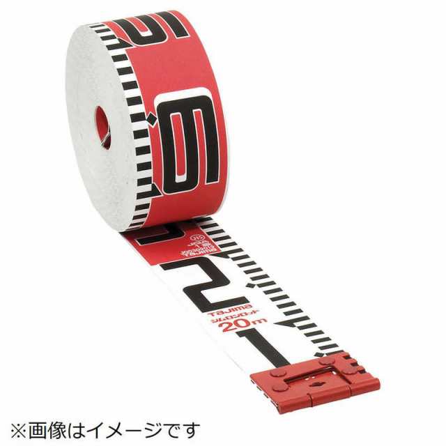 TJMデザイン タジマ シムロンロッド長さ 20m/裏面仕様 1mアカシロ/紙函 SYR-20Kの通販は
