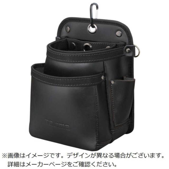 TJMデザイン　着脱式腰袋 K 2段中 ツインフック　SFKBK2M2H