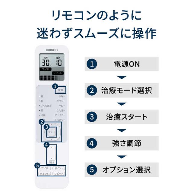 オムロン　OMRON　低周波治療器 HV-F230シリーズ　HV-F230-JC3_5
