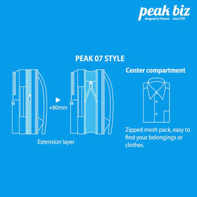 PEAKBIZ　PEAK07BK バックパック07 ブラック　PEAK07BK_9