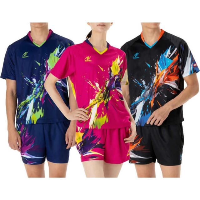 ニッタク 卓球用品 Nittaku ユニセックス ブライトバーストシャツ ロゼ