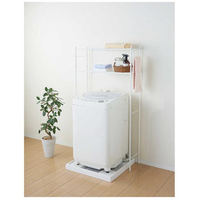 パール金属　スタイリッシュ ランドリーラック マットホワイト マットホワイト　の通販は 5,217円