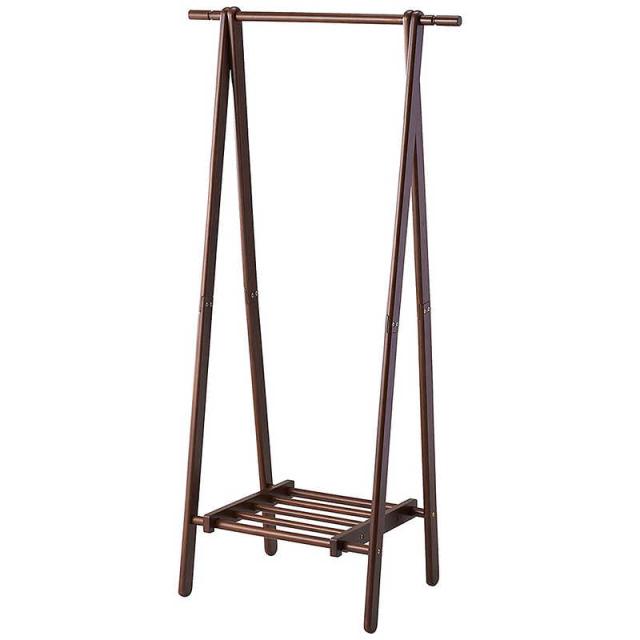 パール金属　ラバーウッドハンガー組立 ブラウン　の通販は 8,945円