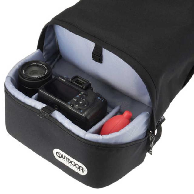 OUTDOOR　OUTDOOR PRODUCTS（アウトドアプロダクツ） カメラデイパック 03 ブラック [4〜6L]　ODCDP03BK_3