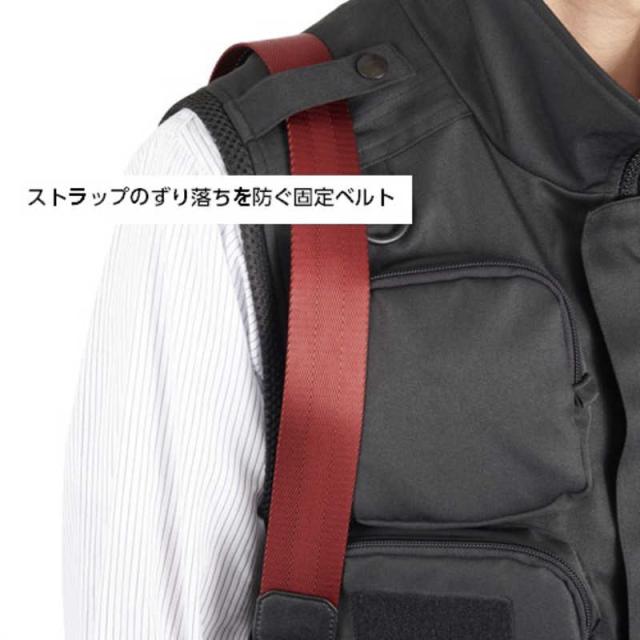 ハクバ　GW-PRO RED カメラマンベスト XL ブラック　KCV-GWR-XL_5