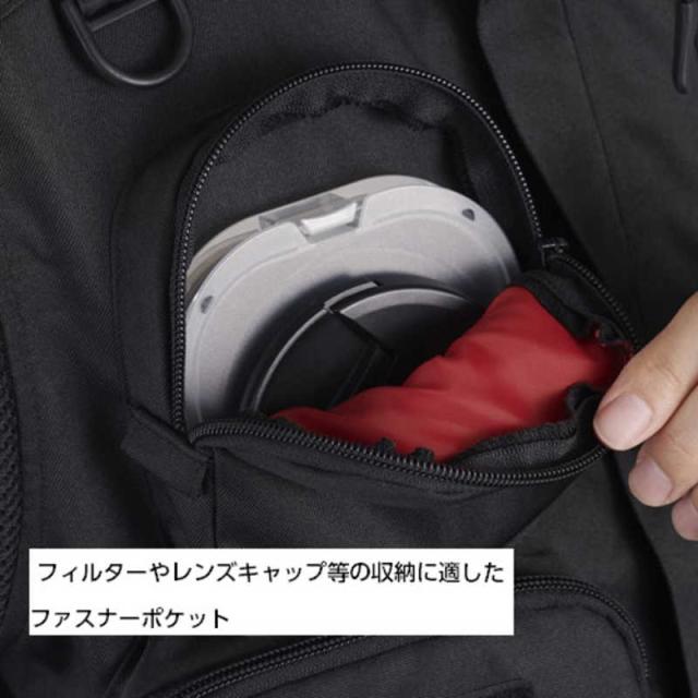ハクバ　GW-PRO RED カメラマンベスト XL ブラック　KCV-GWR-XL_9