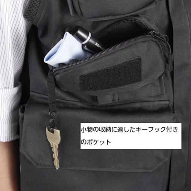 ハクバ　GW-PRO RED カメラマンベスト XL ブラック　KCV-GWR-XL_10