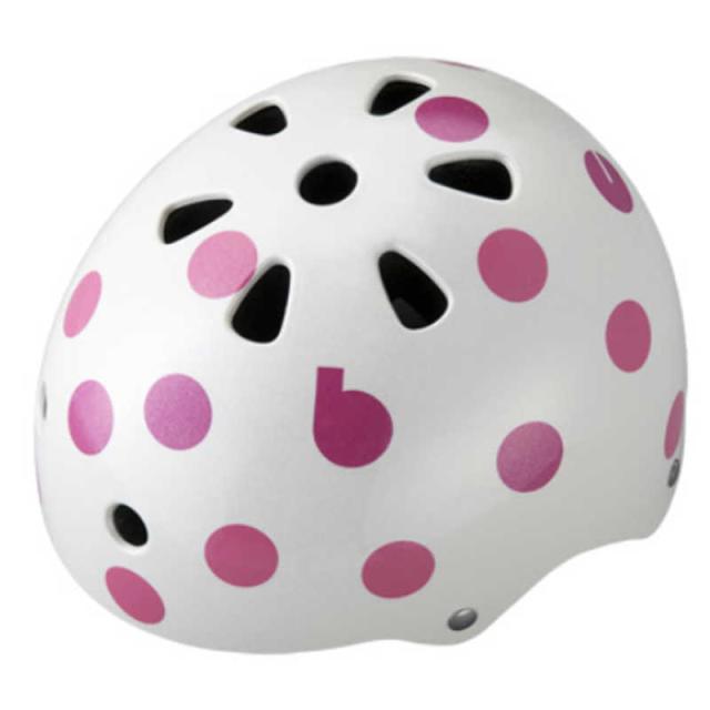ブリヂストン　幼児用ヘルメット bikke ビッケ キッズヘルメット(46〜52cm/ドットピンク)　CHBH4652 (ドットピンク)の通販は 4,896円