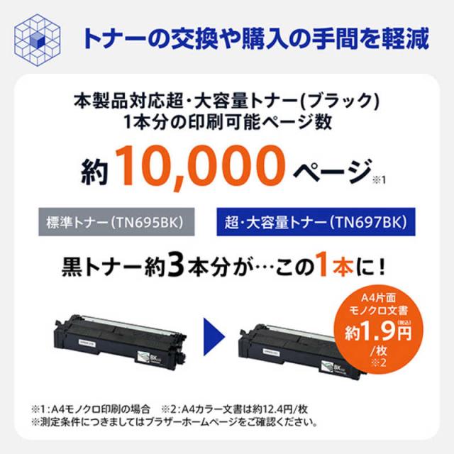 ブラザー　brother　A4カラーレーザープリンター 自動両面印刷 有線/無線LAN Wi-Fi ビジネス ホワイト　HL-L8570CDW_3