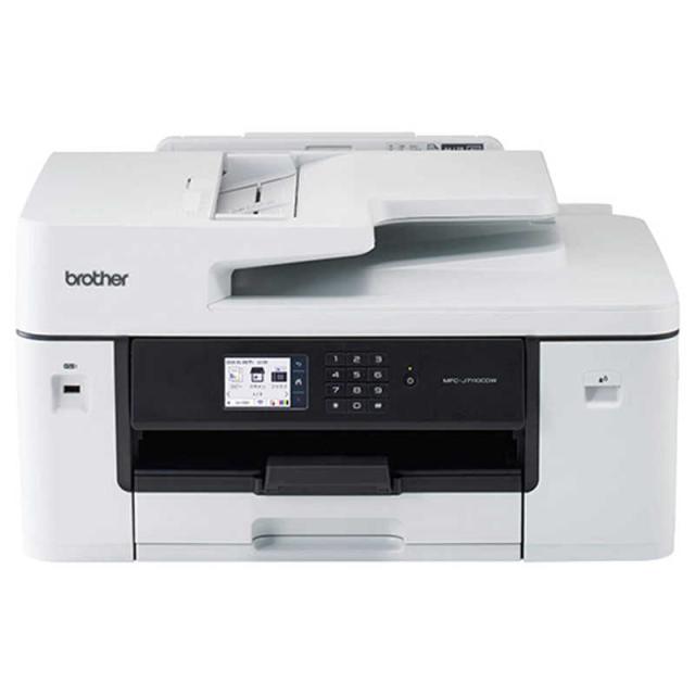 ブラザー　brother　プリンター A3インクジェット複合機 コピー プリント スキャン FAX 自動両面印刷 Wi-Fi ビジネス ホワイト　MFC-J7110CDW
