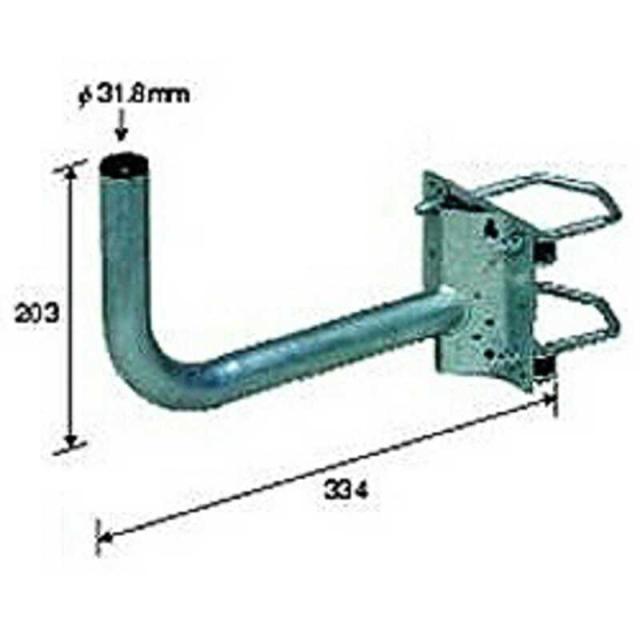 マスプロアンテナ　ベランダ取付金具　SBCM35の通販は 4,622円