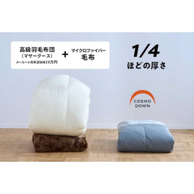モリリン　コスモダウン掛けふとん チョコレートブラウン ［セミダブル(170×210cm)］　DR_MR_CDKSD_BR_16