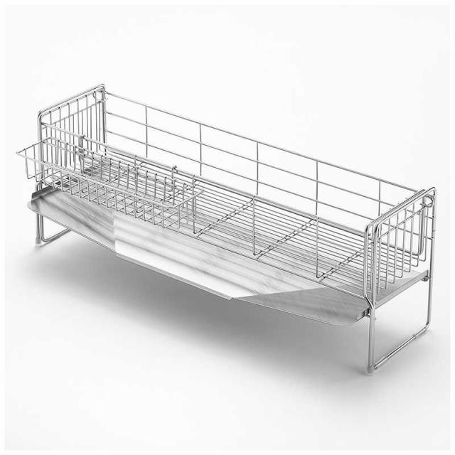 ヨシカワ　シンクサイド幅の広がる水切り 幅15×奥行57cm　1306109