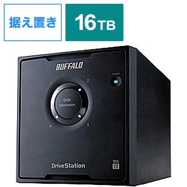 BUFFALO　外付け HDD ブラック 据え置き型 16TB　HD-QL16TU3/R5Jの通販は