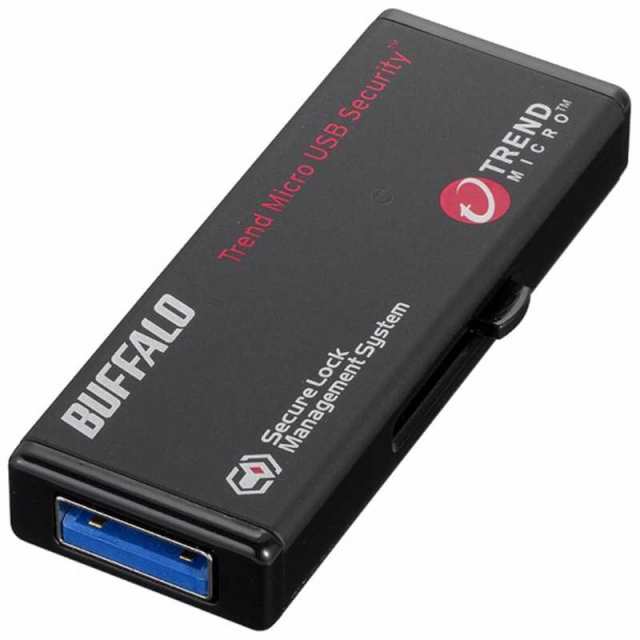 BUFFALO　USBメモリー[8GB/USB3.0/スライド式]ウイルスチェックモデル　RUF3-HS8GTV