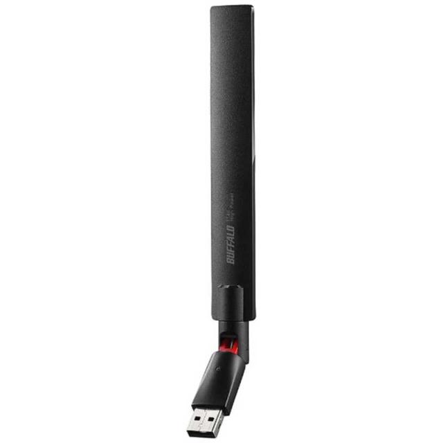 BUFFALO　11ac/n/a/g/b 433Mbps USB2.0 無線LAN子機　WLP-U2-433DHPの通販は 9,360円