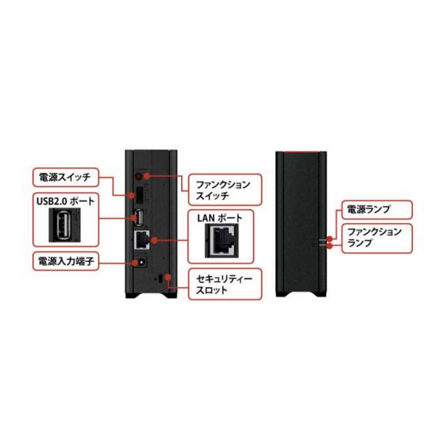 3TB NAS BUFFALO LS210DN0301B バッファロー LS210DN0301B LinkStation