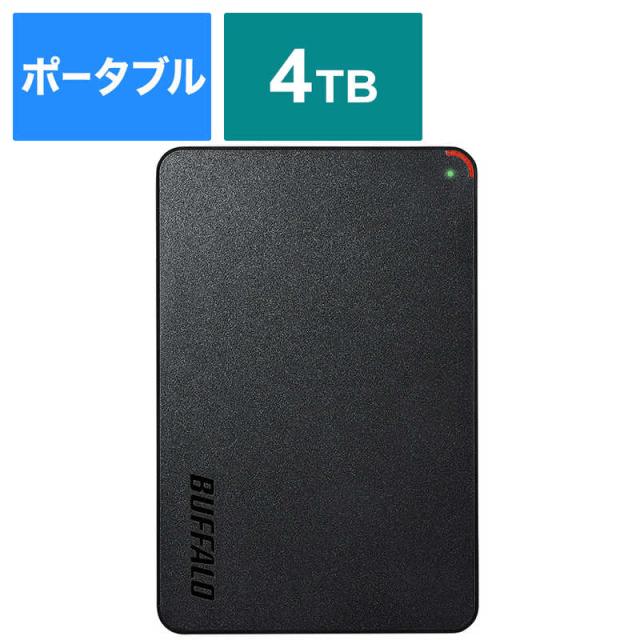 BUFFALO 4TB 外付け HDD BUFFALO 外付け HDD 4TB HD-NRLD4.0U3-BA 6445