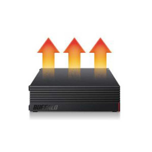 BUFFALO　外付け HDD テレビ･レコーダー録画用 ブラック 据え置き型 4TB　HD-CD4U3-BA_9