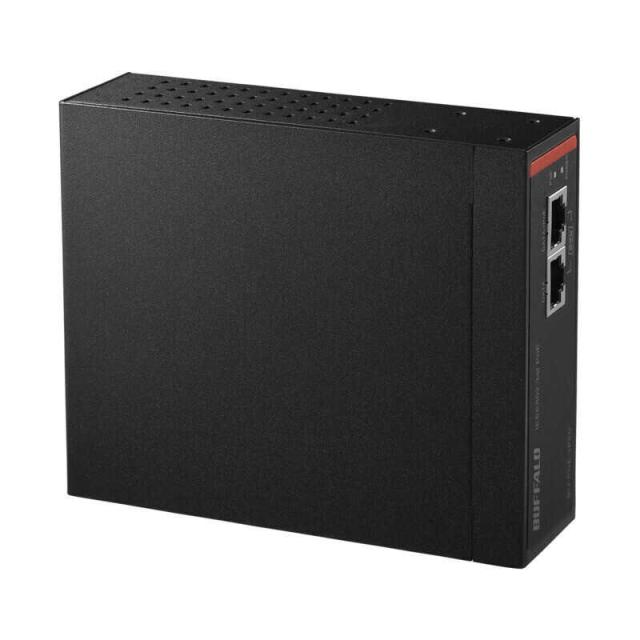 【新品】高速2.5G/BUFFALO BIJ-POE-1P2GH インジェクター BUFFALO PoEインジェクター af/at [2ポート /2.5Giga対応
