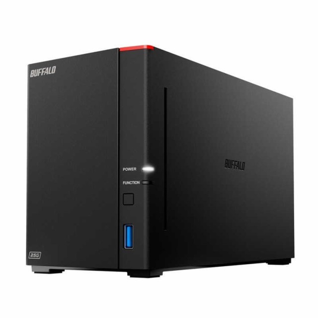 BUFFALO NAS［6TB搭載 2ベイ］ LinkStation 2.5GbE搭載 高速モデル ...