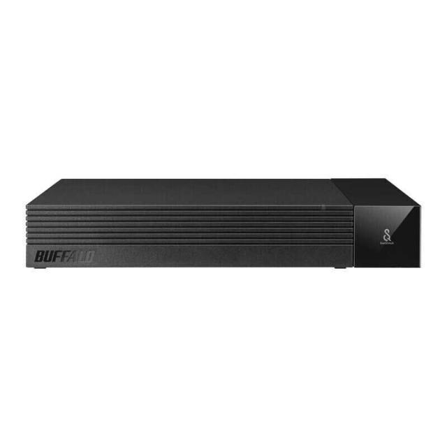 BUFFALO　外付け HDD USB-A接続 テレビ・レコーダー録画用 Chrome Mac Windows11対応 ブラック 2TB 据え置き型　HD-SQS2U3-A_1
