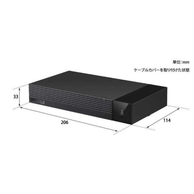 BUFFALO USB 3.1(Gen 1)⁄USB 3.0用 外付けHDD 8TB HD-AD8U3+