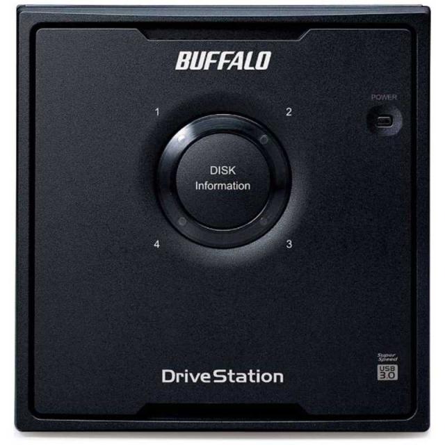 BUFFALO　外付け HDD ブラック 据え置き型 12TB　HD-QL12TU3/R5J_1