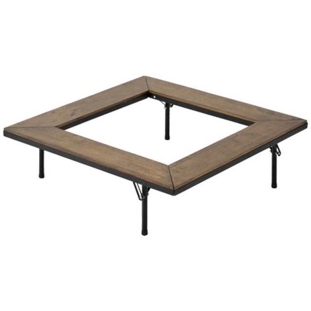 ロゴス アイアンウッド囲炉裏テーブル(約93×93×27.5cm) 81064133