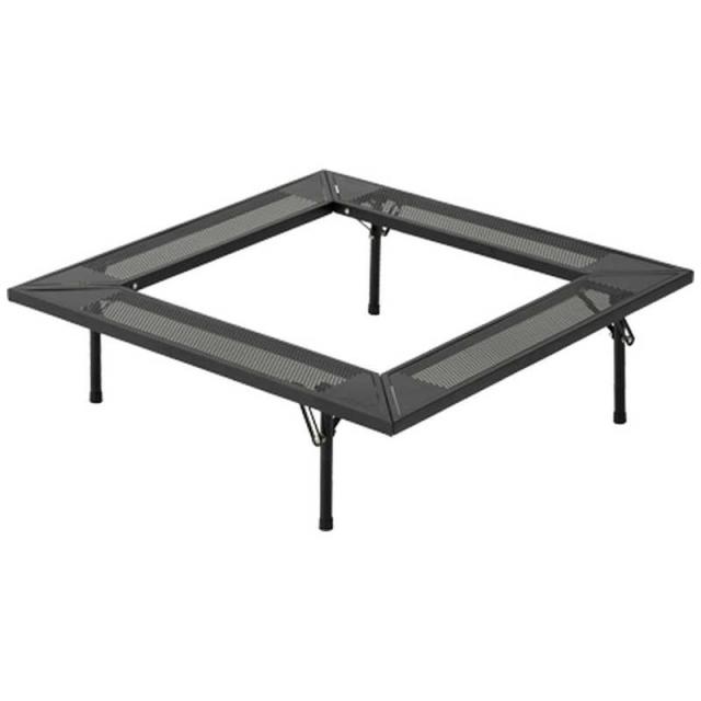 ロゴス　アイアン囲炉裏テーブル ［ロースタイル /2〜4人向け /木製 /単品］　81064134