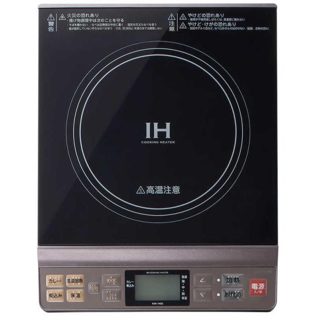 コイズミ　KOIZUMI　ＩＨクッキングヒーター コイズミ グレー　KIH-1405
