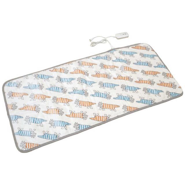 コイズミ　KOIZUMI　電気敷毛布 リサラーソン パーソナルマット [ 172×75cm / 敷毛布 ]　KDML123