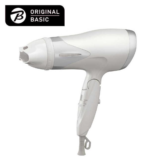 ORIGINALBASIC　ヘアドライヤー ホワイト [ 大風量 / 速乾 / マイナスイオン ]　OBD-9125/Wの通販は