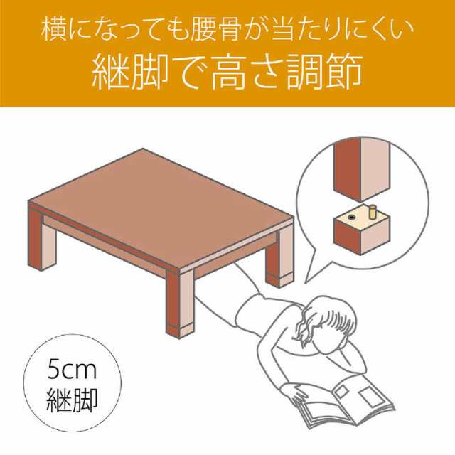 コイズミ KOIZUMI 家具調こたつ ［約75×75cm /正方形］ KTR-31235の