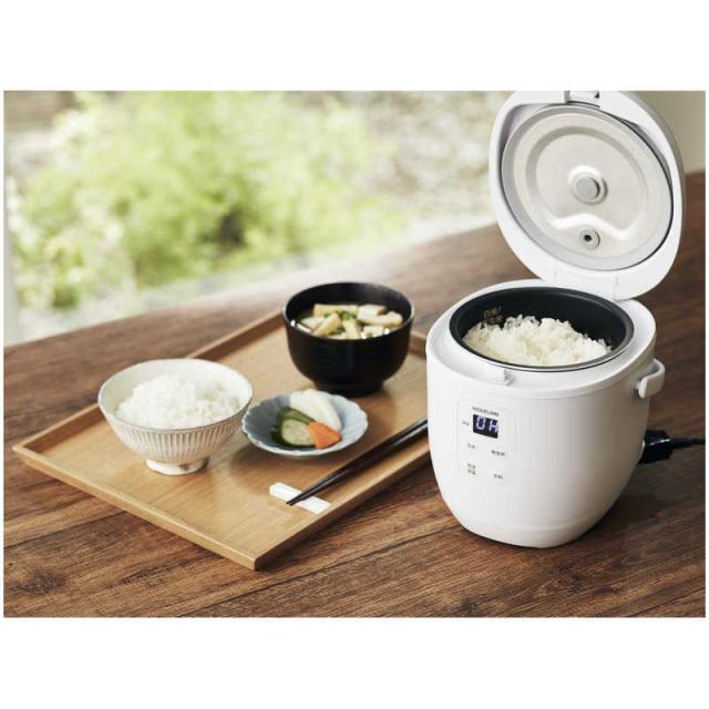 コイズミ KOIZUMI 炊飯器 1.5合 ライスクッカーミニ ホワイト KSC-1514