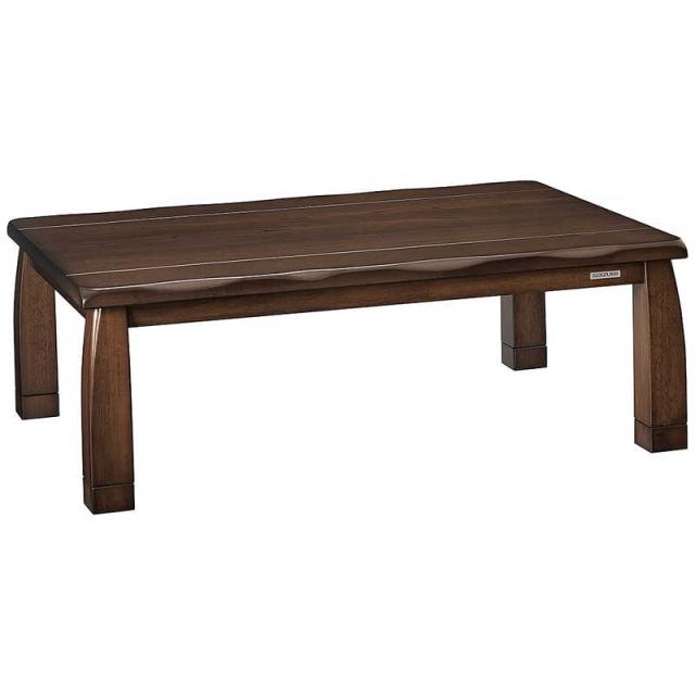 コイズミ　KOIZUMI　家具調こたつ 民芸調デザイン ［約80×120cm / 長方形］ ブラウン　KTR-34254