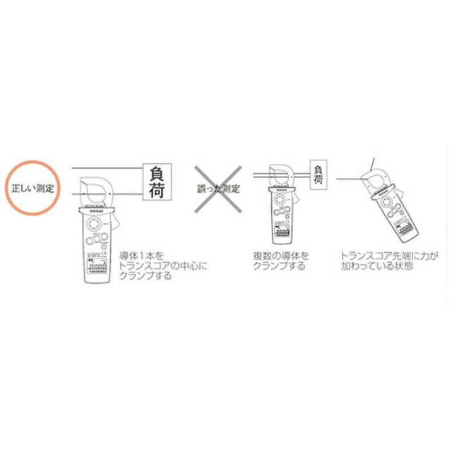 三和電気計器　SANWA ACDC両用デジタルミニクランプメータ　DCL31DRBT_4