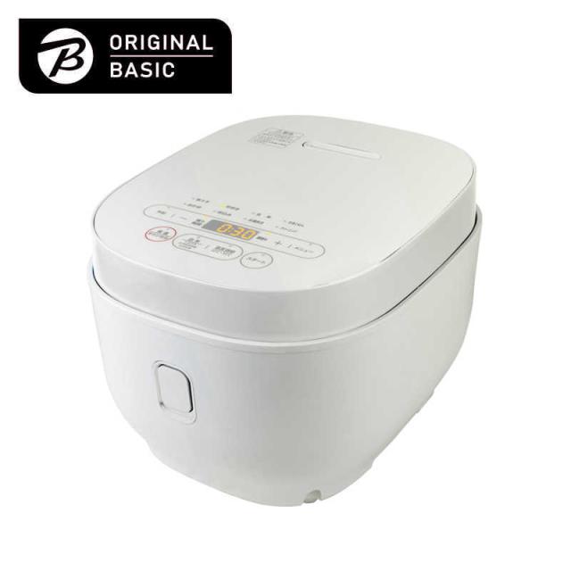 ORIGINALBASIC　炊飯器 5.5合 温度調節機能付き マイコン式 低温調理 炊飯ジャー　BKS-55
