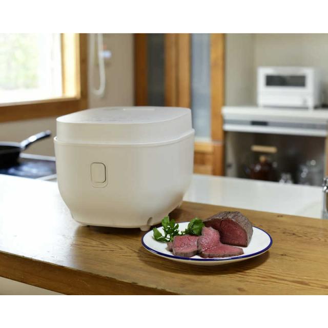 ORIGINALBASIC 炊飯器 5.5合 温度調節機能付き マイコン式 低温調理