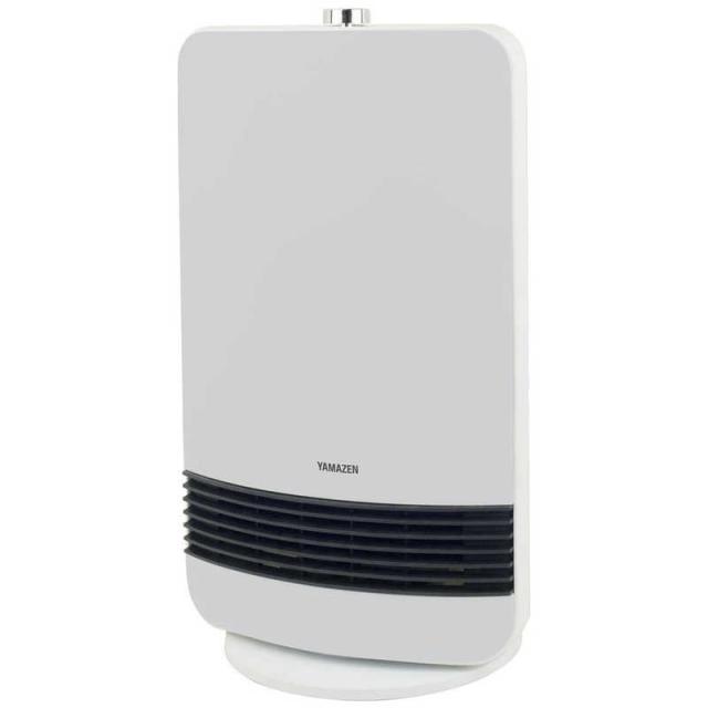 ヤマゼン　大風量 自動首振りセラミックヒーター 転倒オフ機能 [首振り機能]　EHF-KR12の通販は