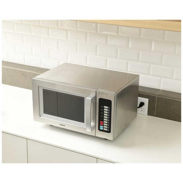 ヤマゼン 業務用レンジ 23L フラット庫内 ヘルツフリー 単相100V
