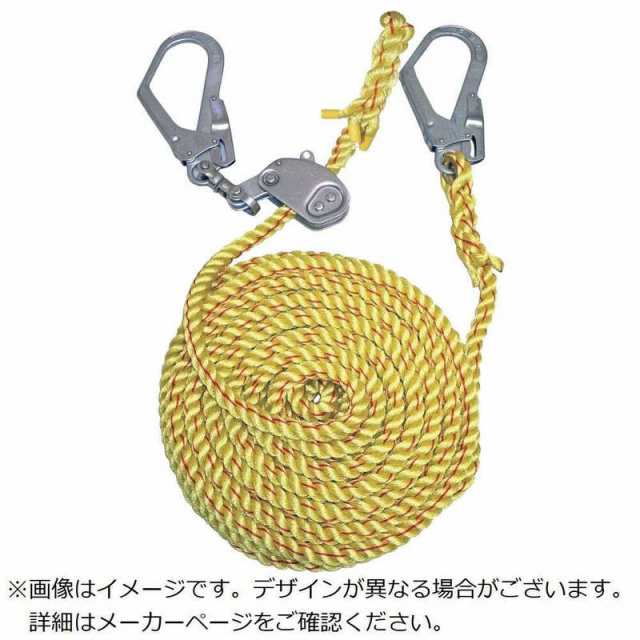 まつうら工業 ニューテトロン水平親綱16mmΦ×10m両端フック、片側緊張器付 NEWTETORONWF1610の通販は