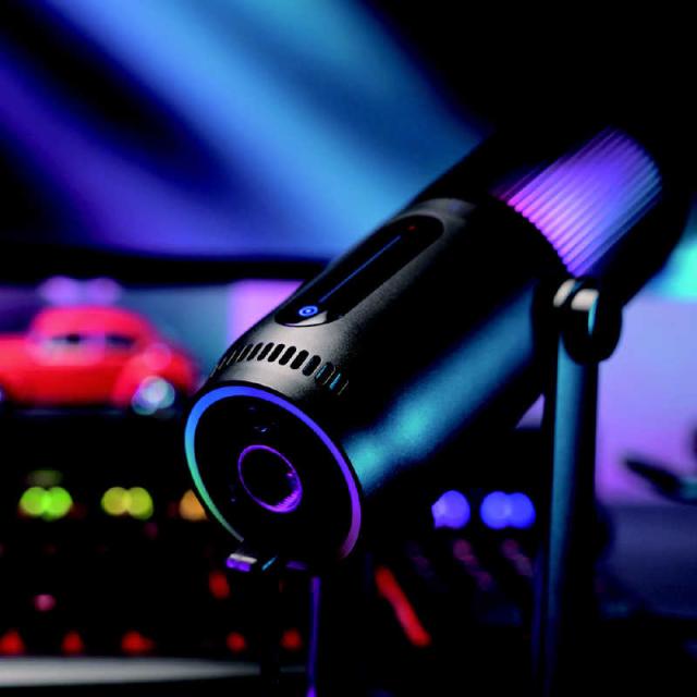 M-GAMING　USBマイクロフォン Thronmax ブラック　MG-M2RGB