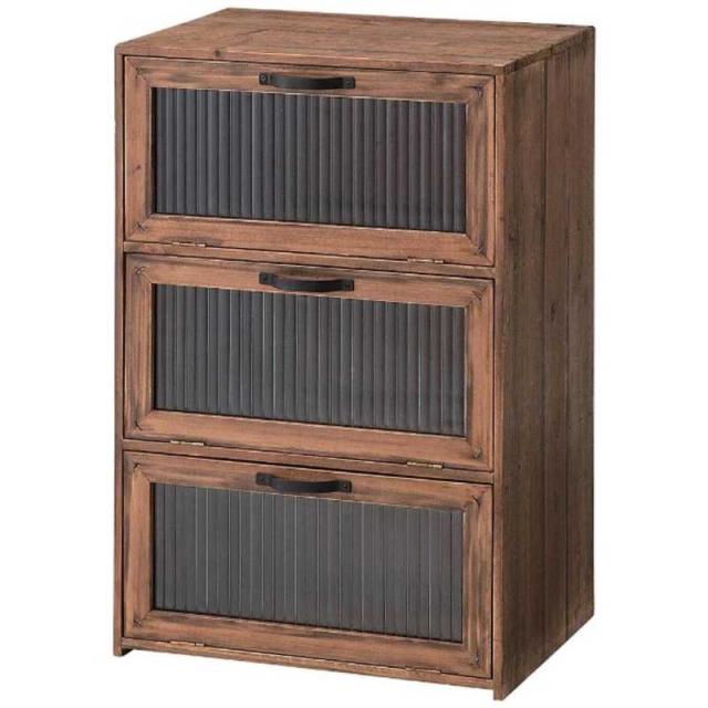 東谷　フラップチェスト CCR-107（W40×D30×H60cm）　の通販は 19,674円