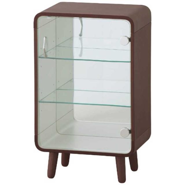 東谷　コレクションシェルフS PT-611BR(W36×D26.5×H60cm)