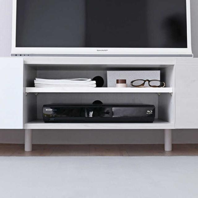 4FUL　テレビ台 HELM ホワイト　HM35-150L-WH_4
