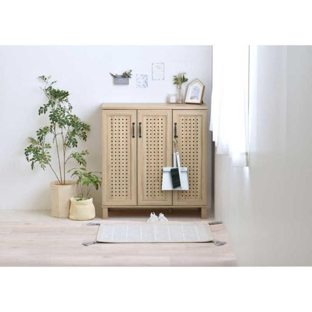 4FUL　シューズボックス GENKA グレーナチュラル　GK95-90-GN