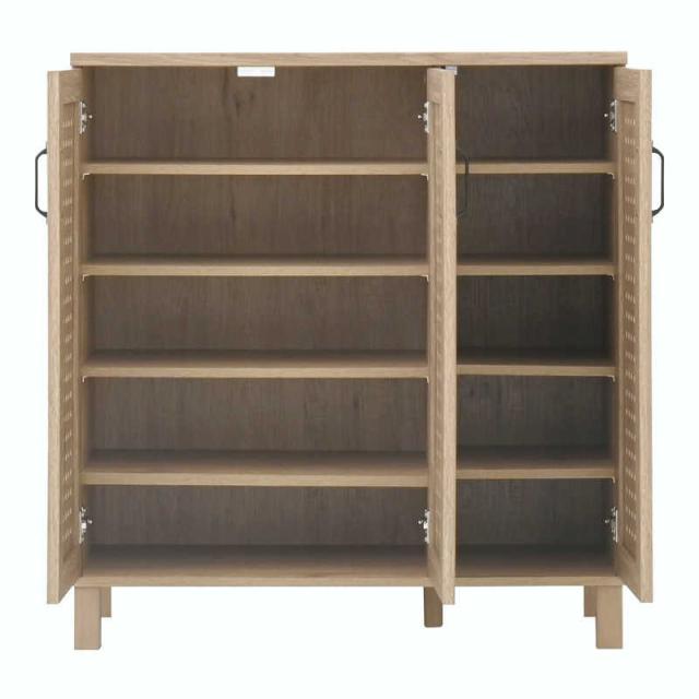 4FUL　シューズボックス GENKA グレーナチュラル　GK95-90-GN