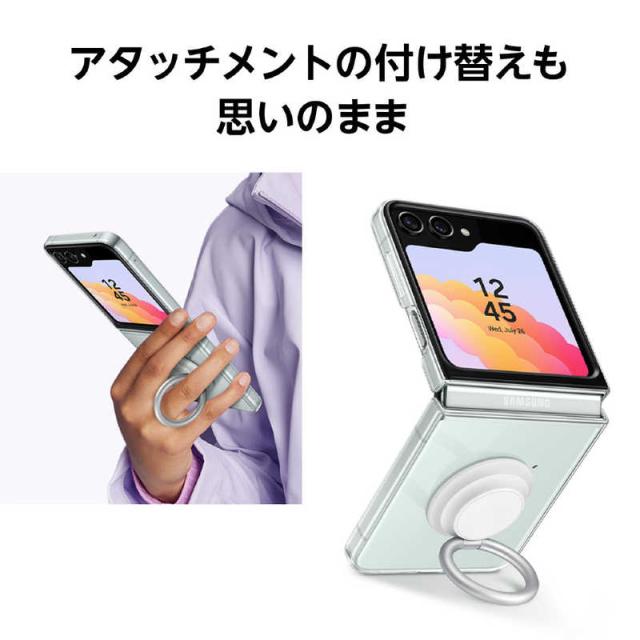 GALAXY　サムスン純正 Galaxy Z Flip5 Clear Gadget Case/Transparent クリア　EF-XF731CTEGJP